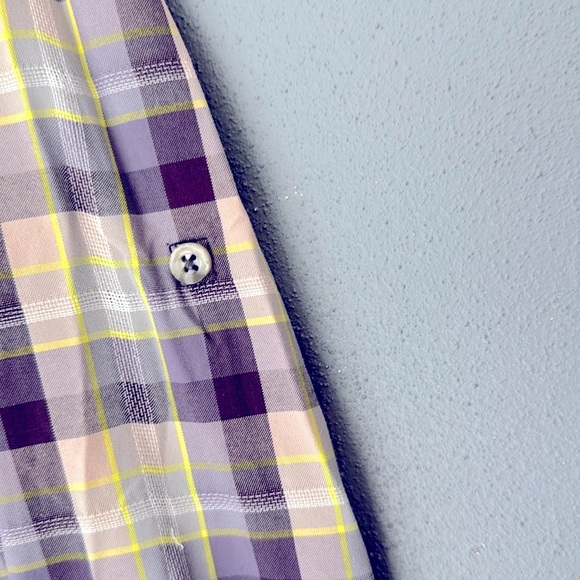 Mountain Hardwear purple plaid women’s vented tech shirt - size medium - Picture 8 of 13